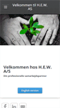 Mobile Screenshot of hew.dk